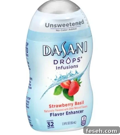 Screenshot of Dasani drops