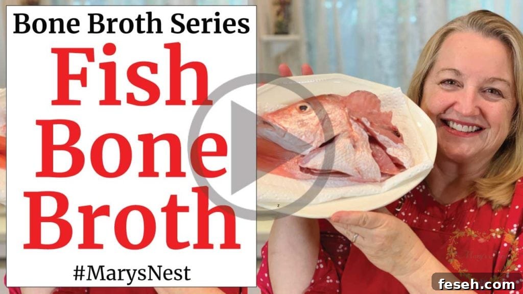Fish Bone Broth Recipe Video
