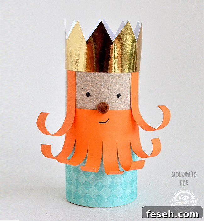 Toilet Paper Roll Leprechaun King | Toilet Paper Roll Crafts