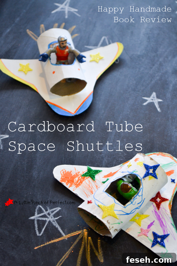 Cardboard Tube Space Shuttles | Toilet Paper Roll Crafts