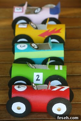 Toilet Paper Roll Cars | Toilet Paper Roll Crafts