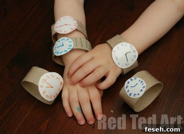 Toilet Paper Roll Watches | Toilet Paper Roll Crafts