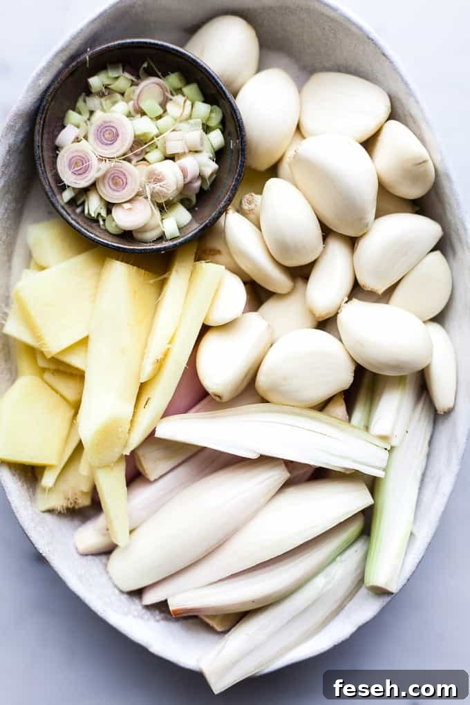 Bowl of aromatics