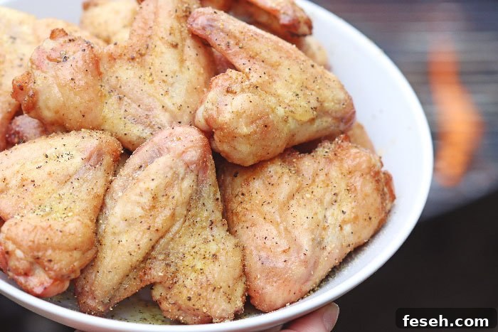 smoked lemon pepper chicken wings