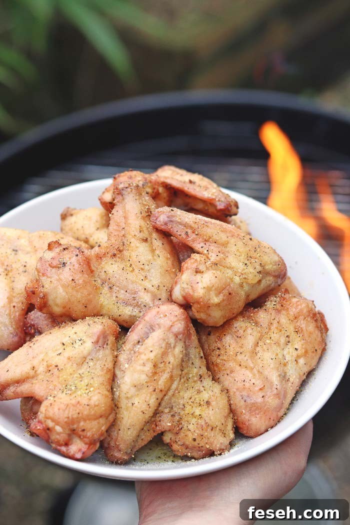 smoked lemon pepper chicken wings