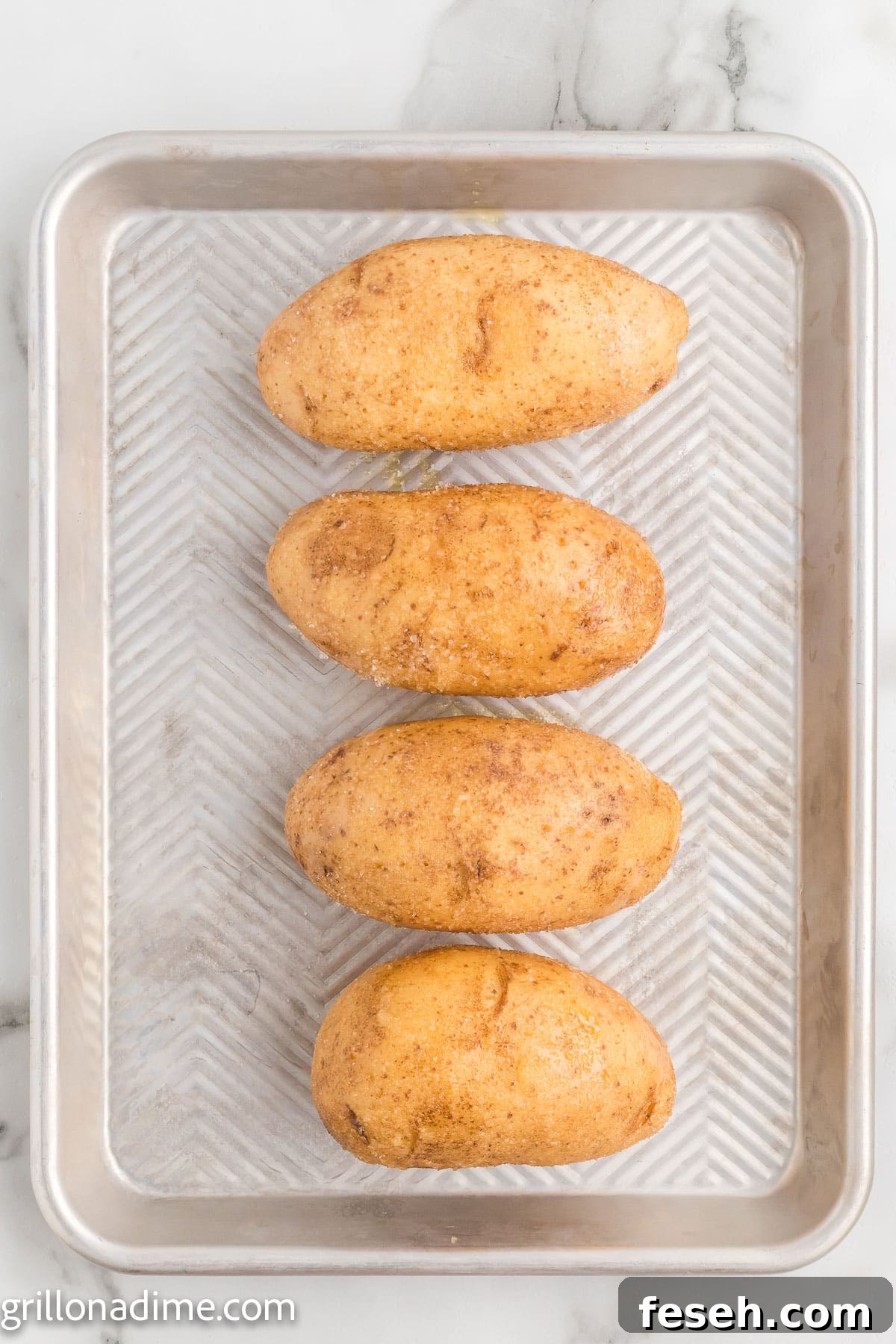 Seasoned baked potatoes