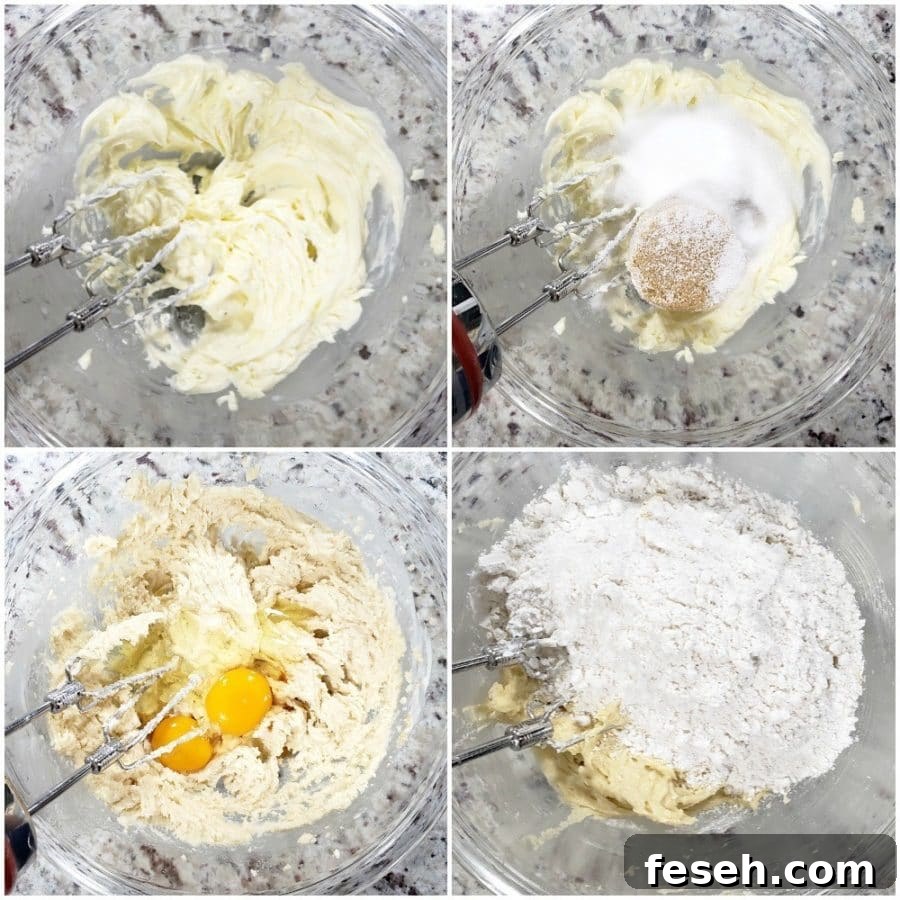 the process of creaming butter and sugar