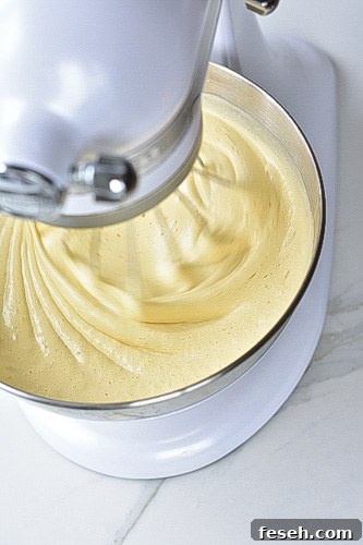Look at that air! This creates an amazing texture in cake.