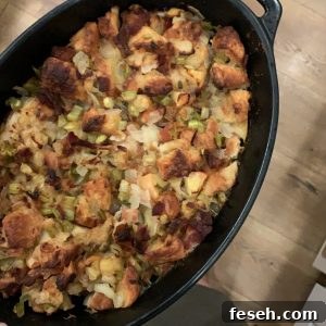 Bacon and apple stuffing