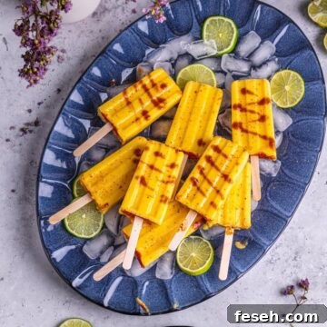 pineapple mango popsicles with tajin seasoning mix