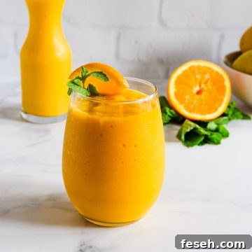 Mango Summer Cooler-Easy Mango Smoothies.