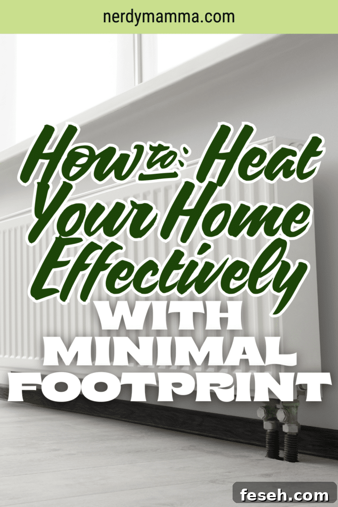 A cozy modern home interior with a radiator emphasizes smart, low-impact heating solutions.