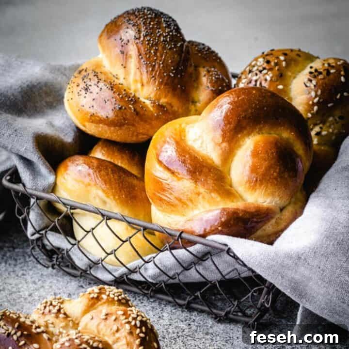 Challah Rolls recipe is great for the holidays.