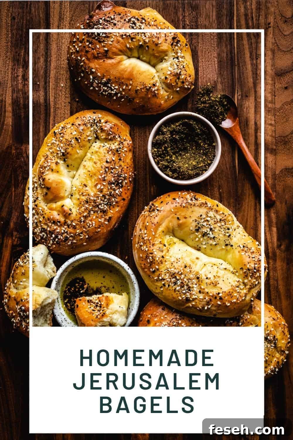 Jerusalem Bagels | pin for pinterest