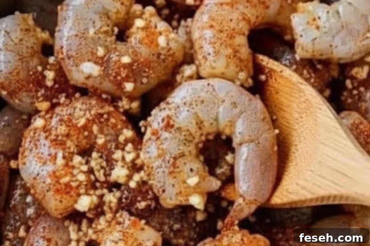 In a bowl, mix the garlic, paprika, lemon juice, and shrimp until everything is well coated.