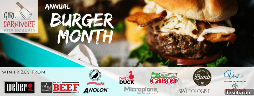 Burger Month header
