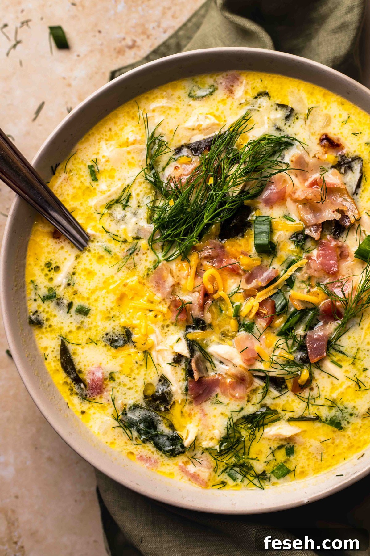 creamy crack chicken soup