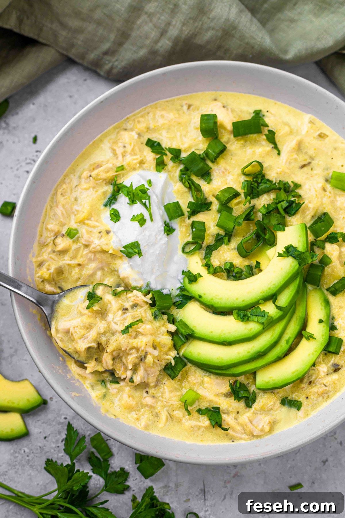 Keto Green Enchiladas Chicken Soup