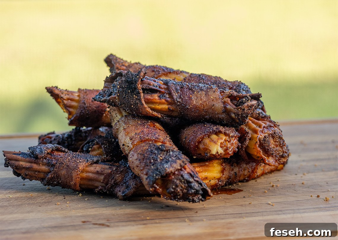 Timber Twist - Bacon Wrapped Smoked Pasta Shells