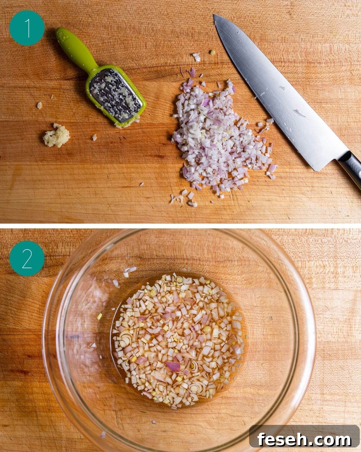 Recipe process shot collage group number one.