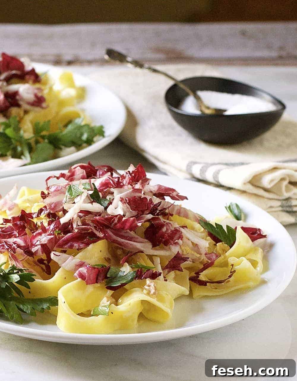 creamy-pappardelle-with-radicchio