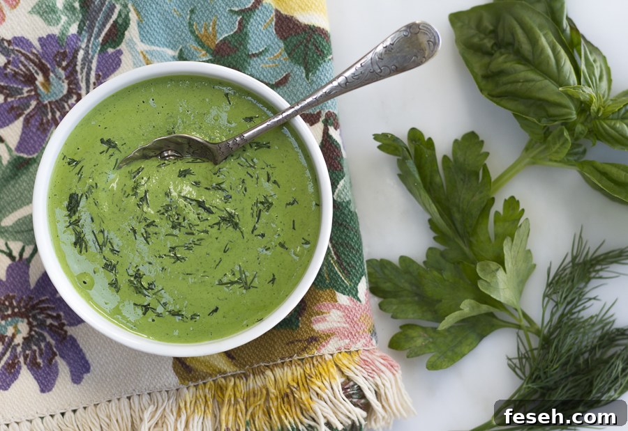 Green Goddess dressing