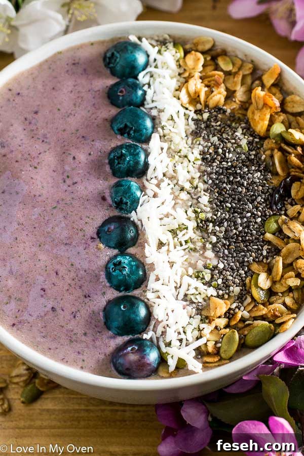 cherry-coconut smoothie bowl