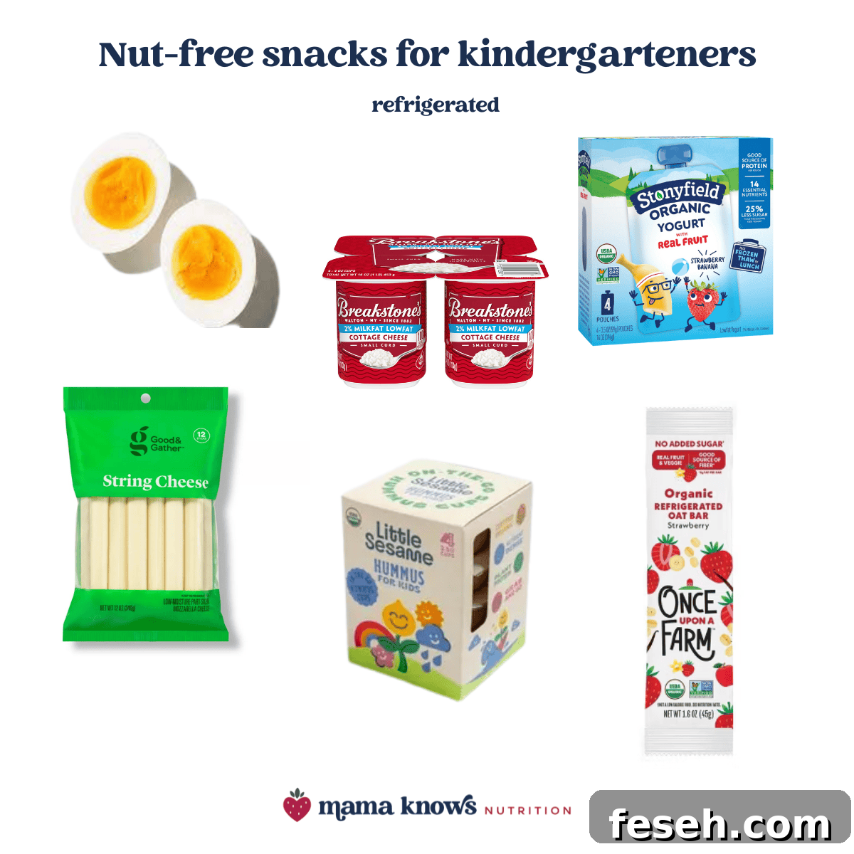refrigerated kindergarten snacks