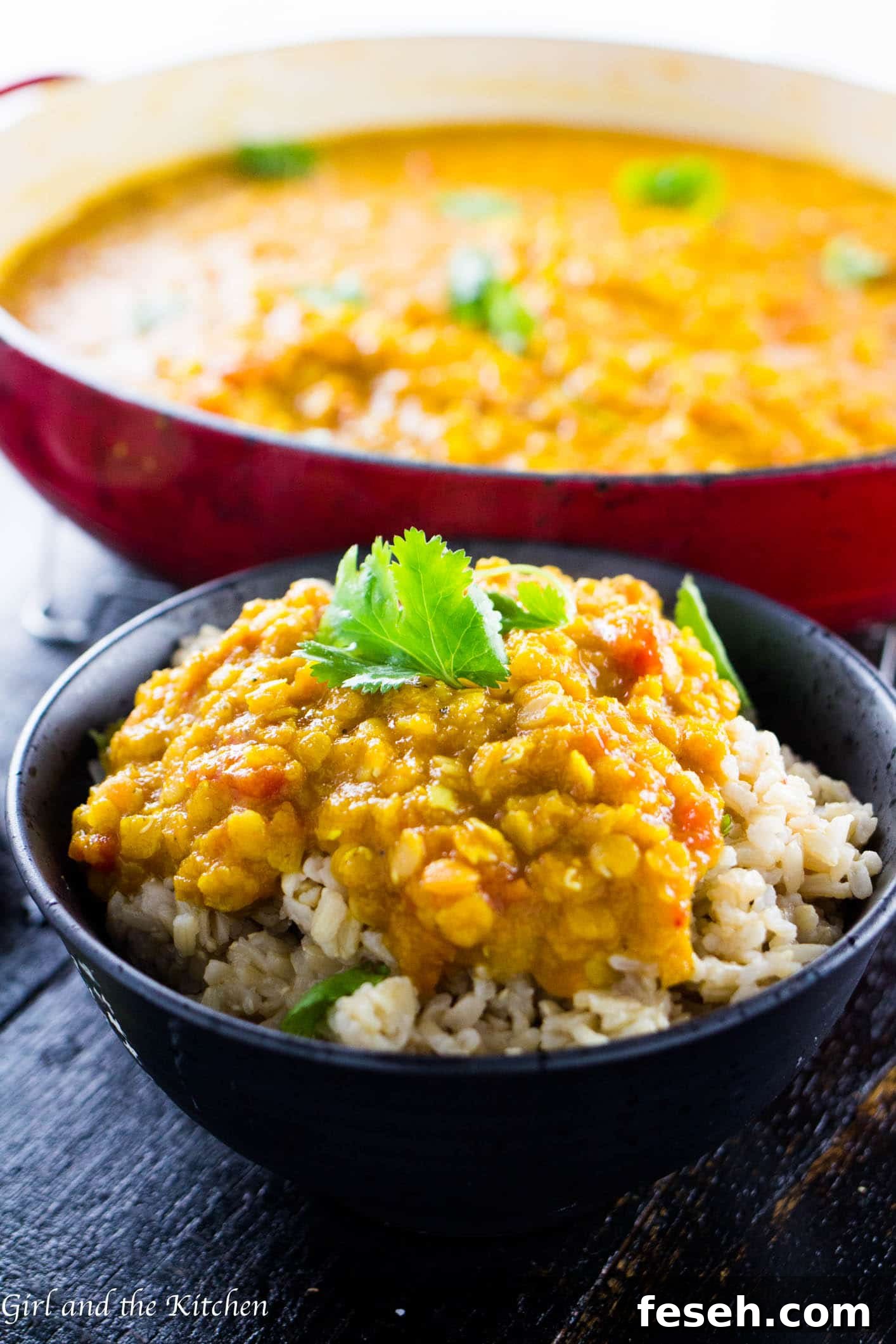 golden lentil dal