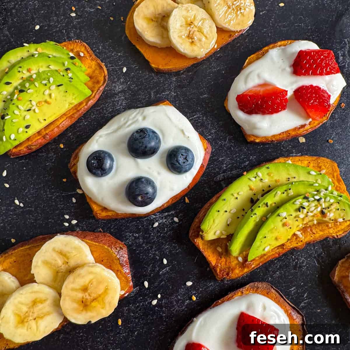 air fryer sweet potato toast