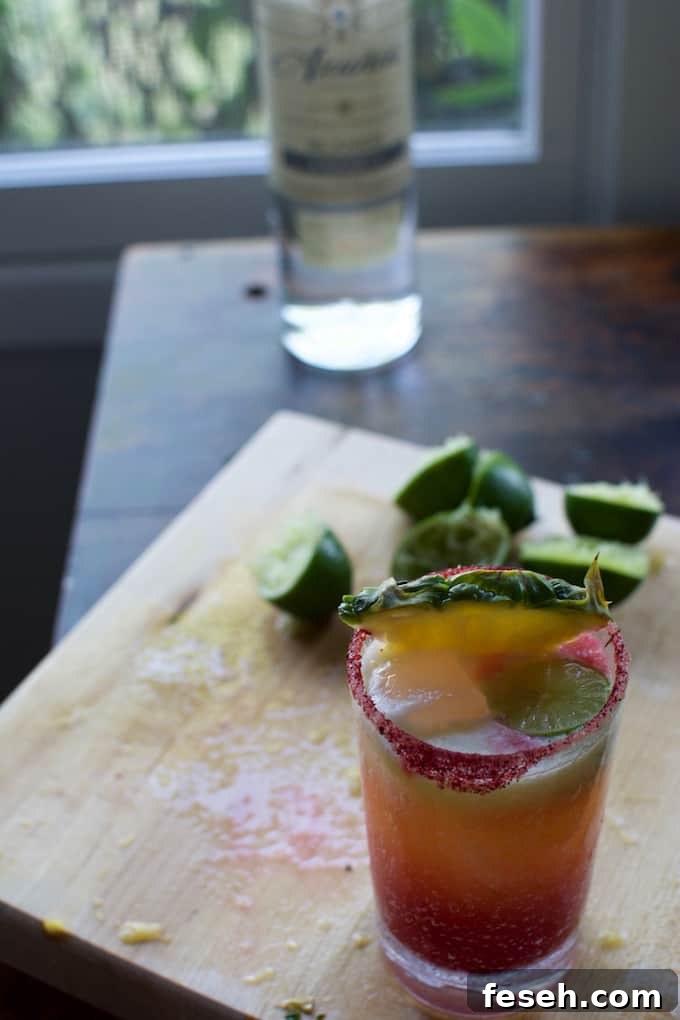 Pineapple Hibiscus Margarita