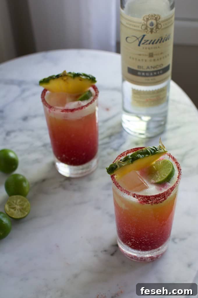 Pineapple Hibiscus Margarita