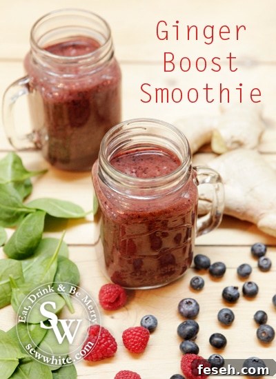 Energizing Ginger Green Smoothie Recipe for Morning Boost 2 Ginger boost smoothie innocent coconut water 1