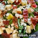 Apple Prosciutto Spinach Salads