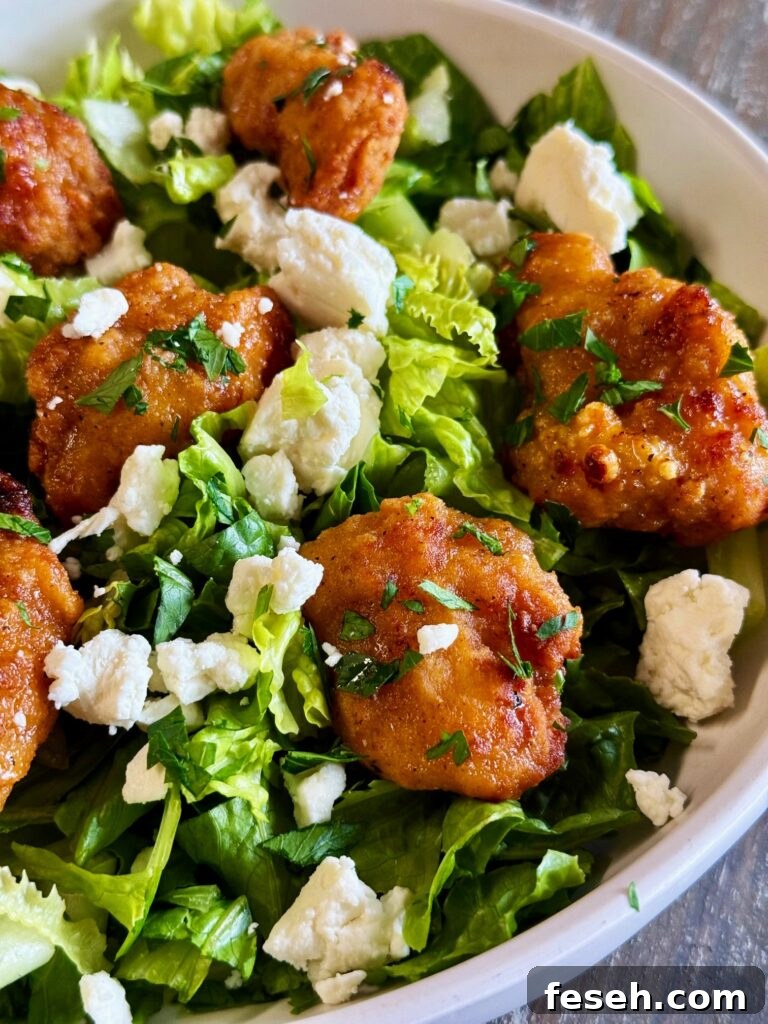 Lemon Hot Honey Chicken Salads