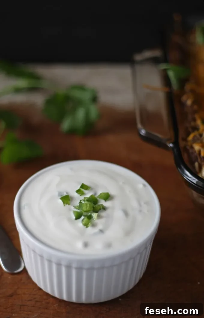 Black Bean Enchiladas with Jalapeno Crema | www.honeyandbirch.com #mexican