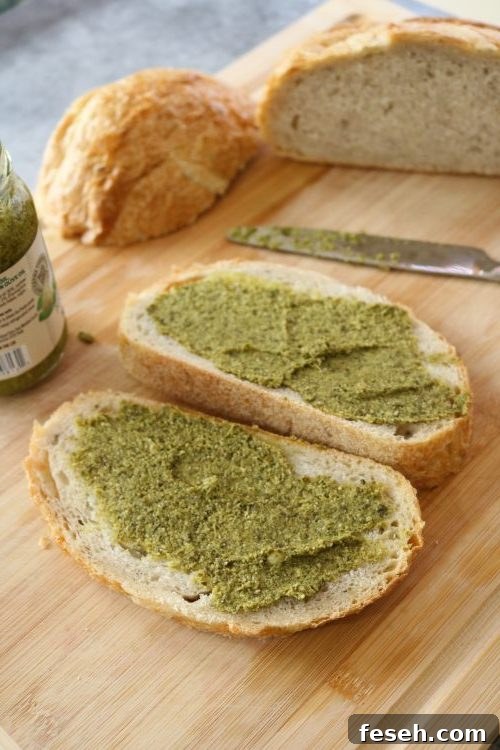 Grilled vegetable sandwich with asiago and pesto