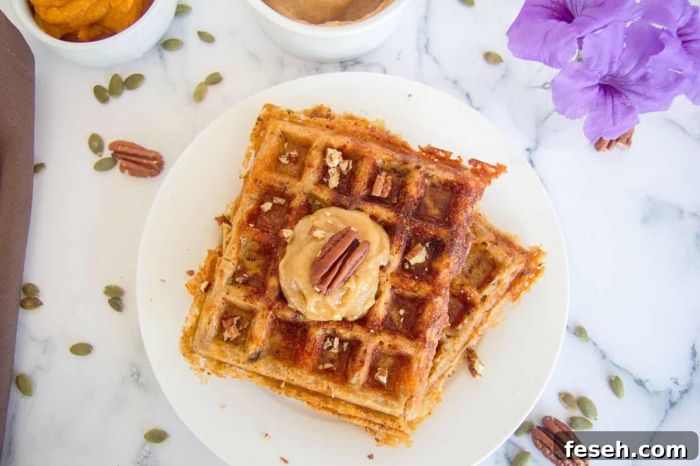 pumkin pecan chaffle