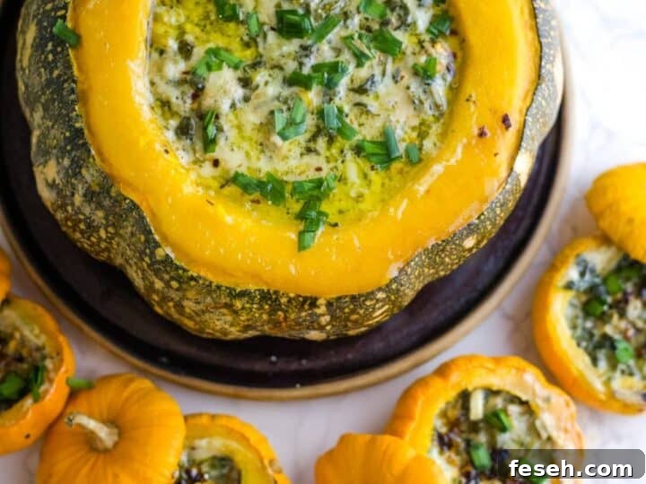 stuffed pumpkin