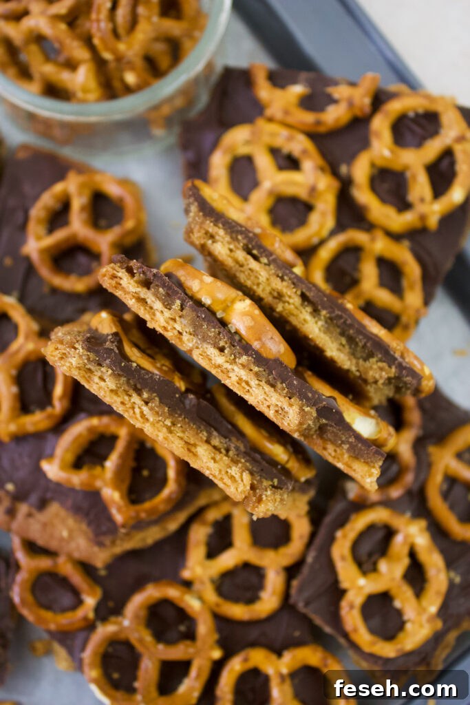Broken pieces of Christmas crack