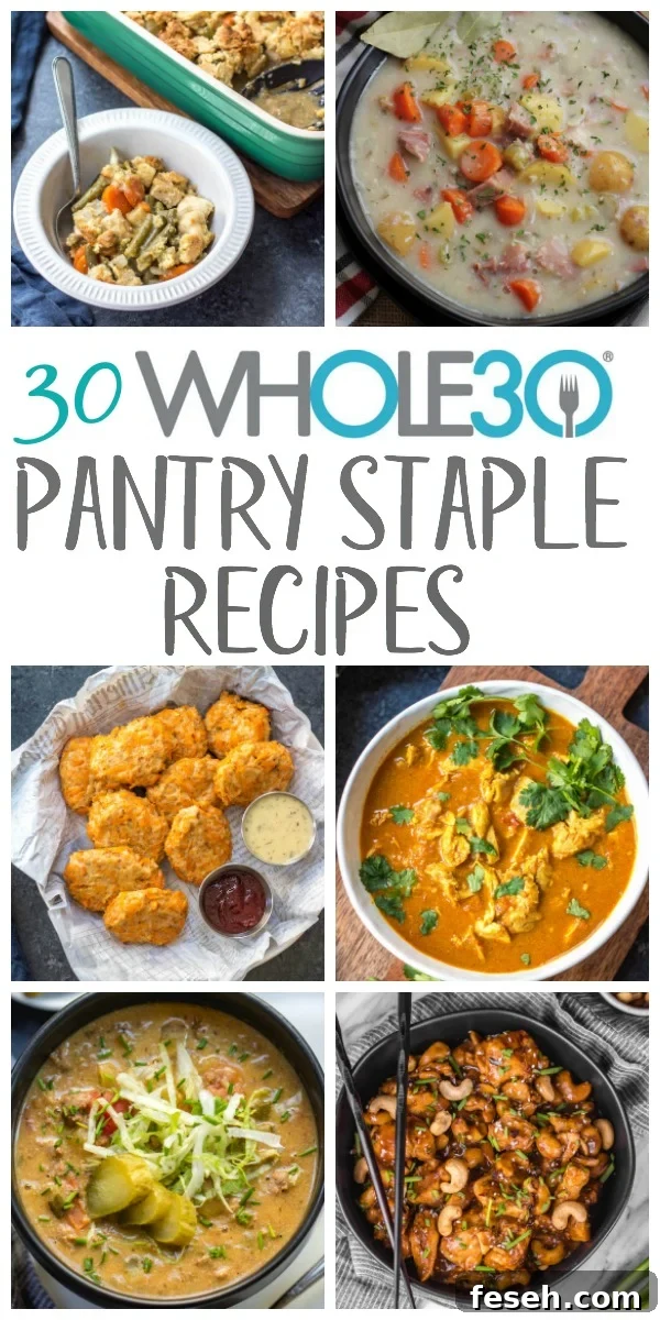 Pantry staples create healthy Whole30 recipes from things you have on hand