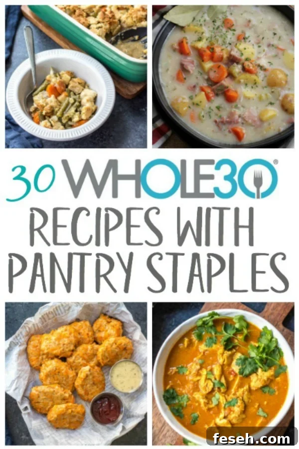 Pantry staples for healthy meals