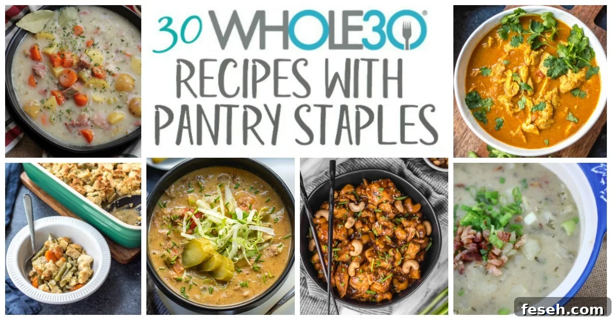 Share pantry-staple Whole30 recipes