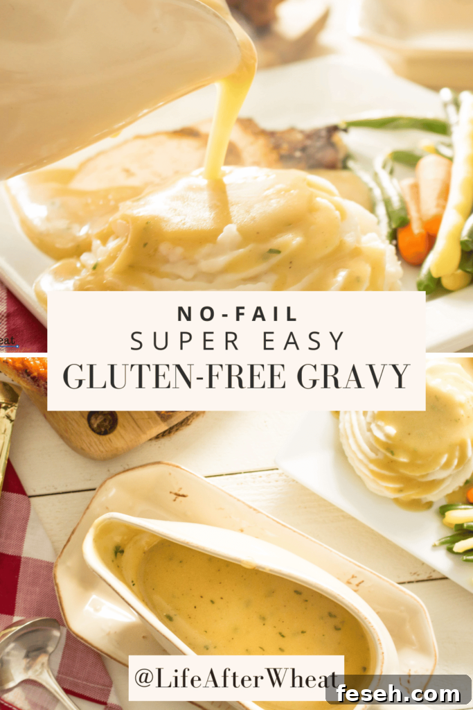 a creamy gravy poured over mashed potatoes