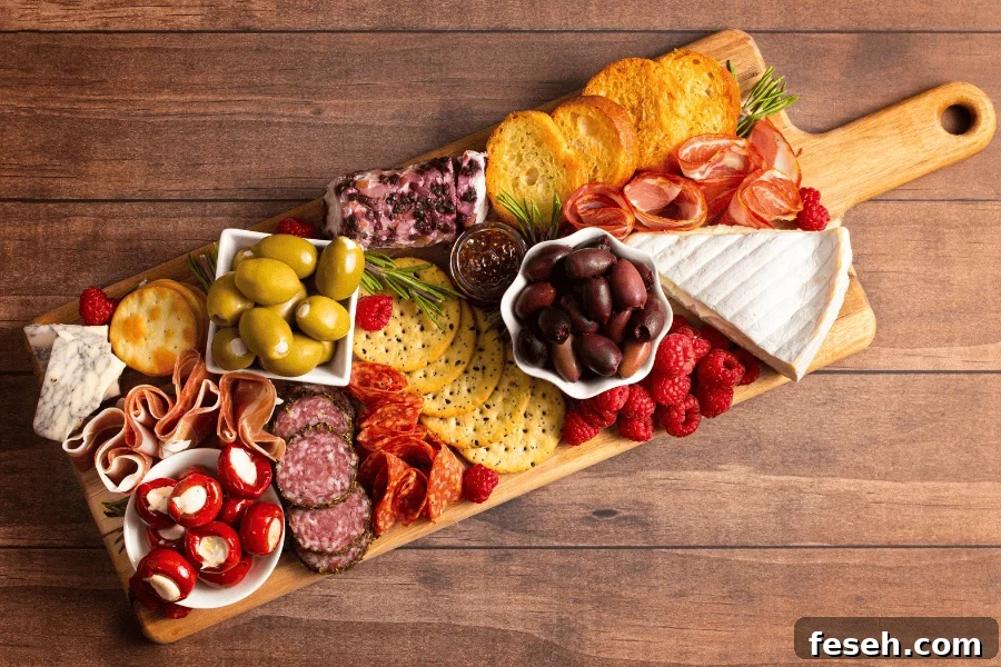 Small themed charcuterie board
