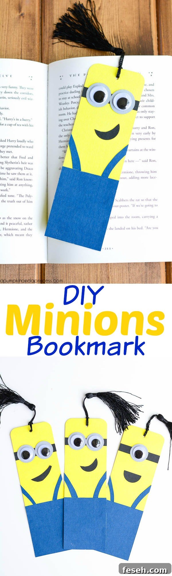 How to make Minions Bookmarks