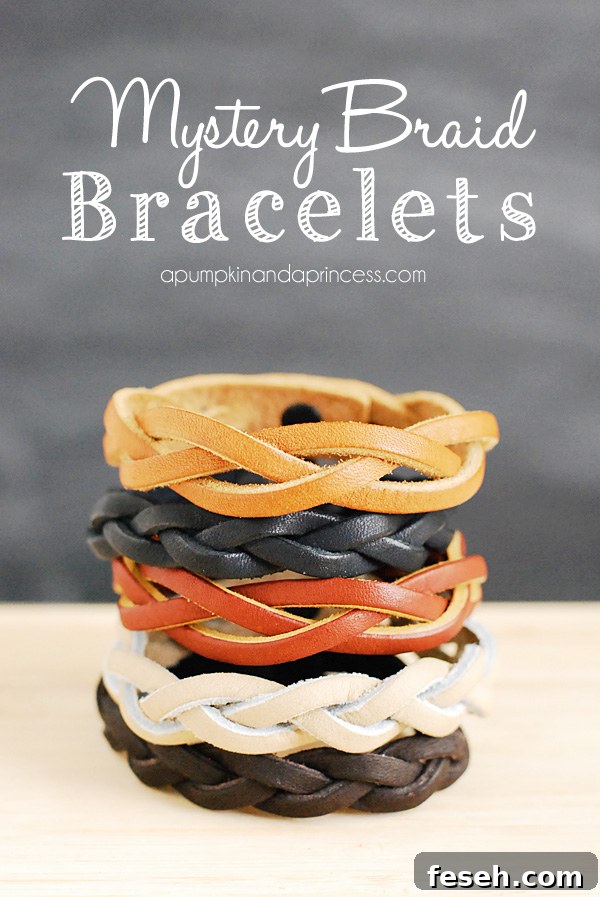 How to make a mystery braid bracelet