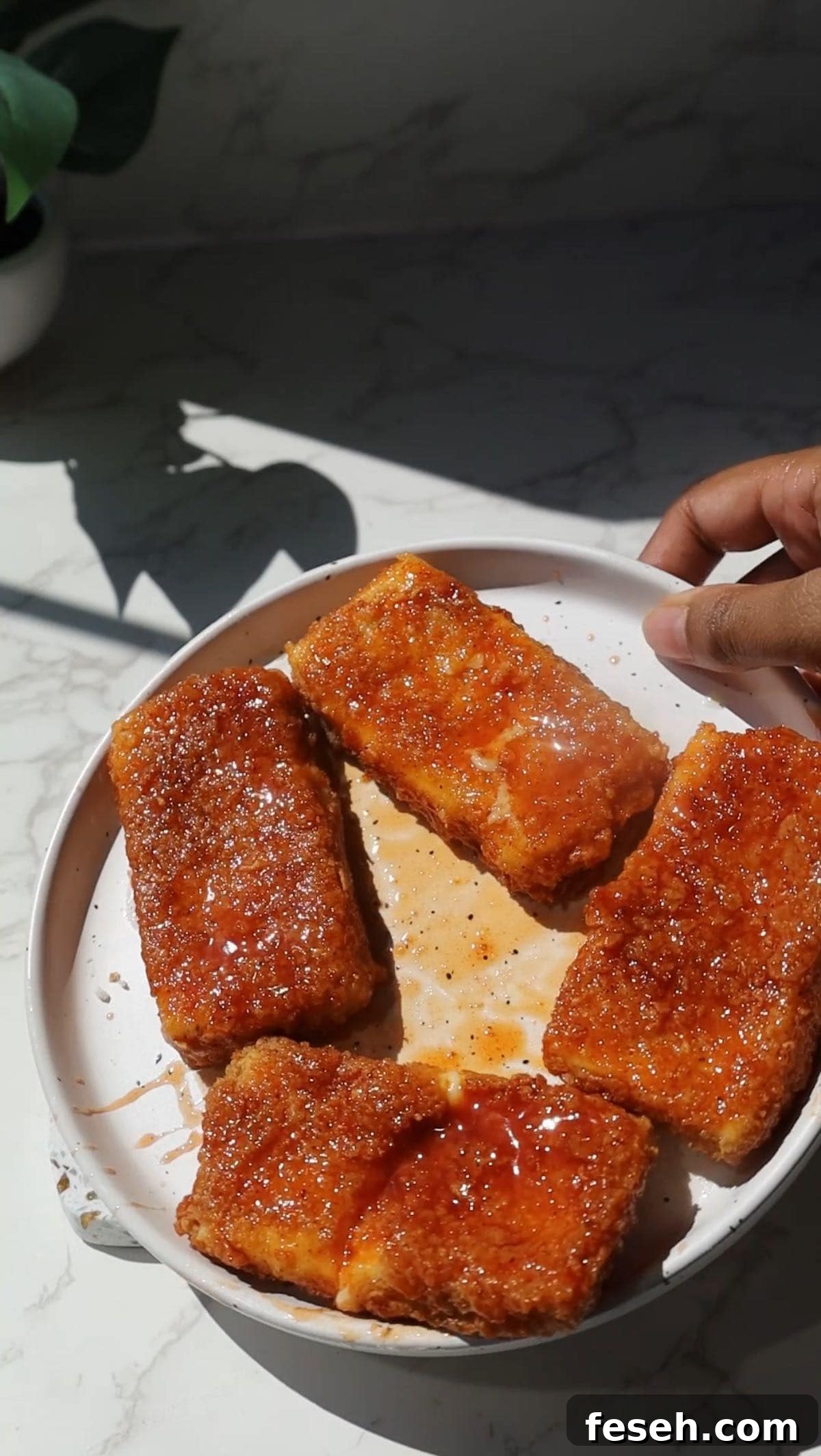Spicy Honey Mozzarella Sticks Recipe (Video Included) 9 hot honey mozzarella sticks