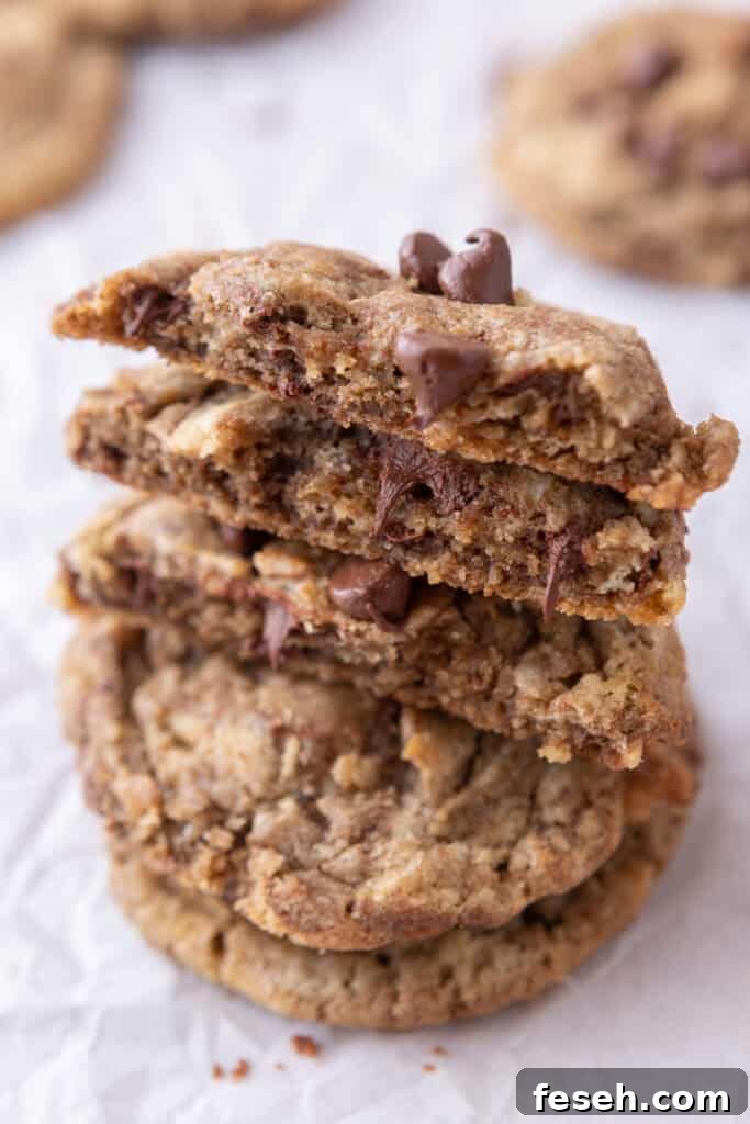 a stack of baked goods on top of each other