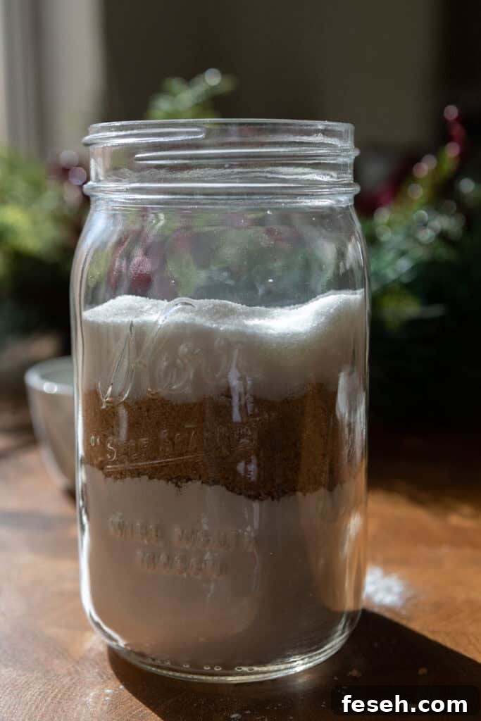 ingredients in a container